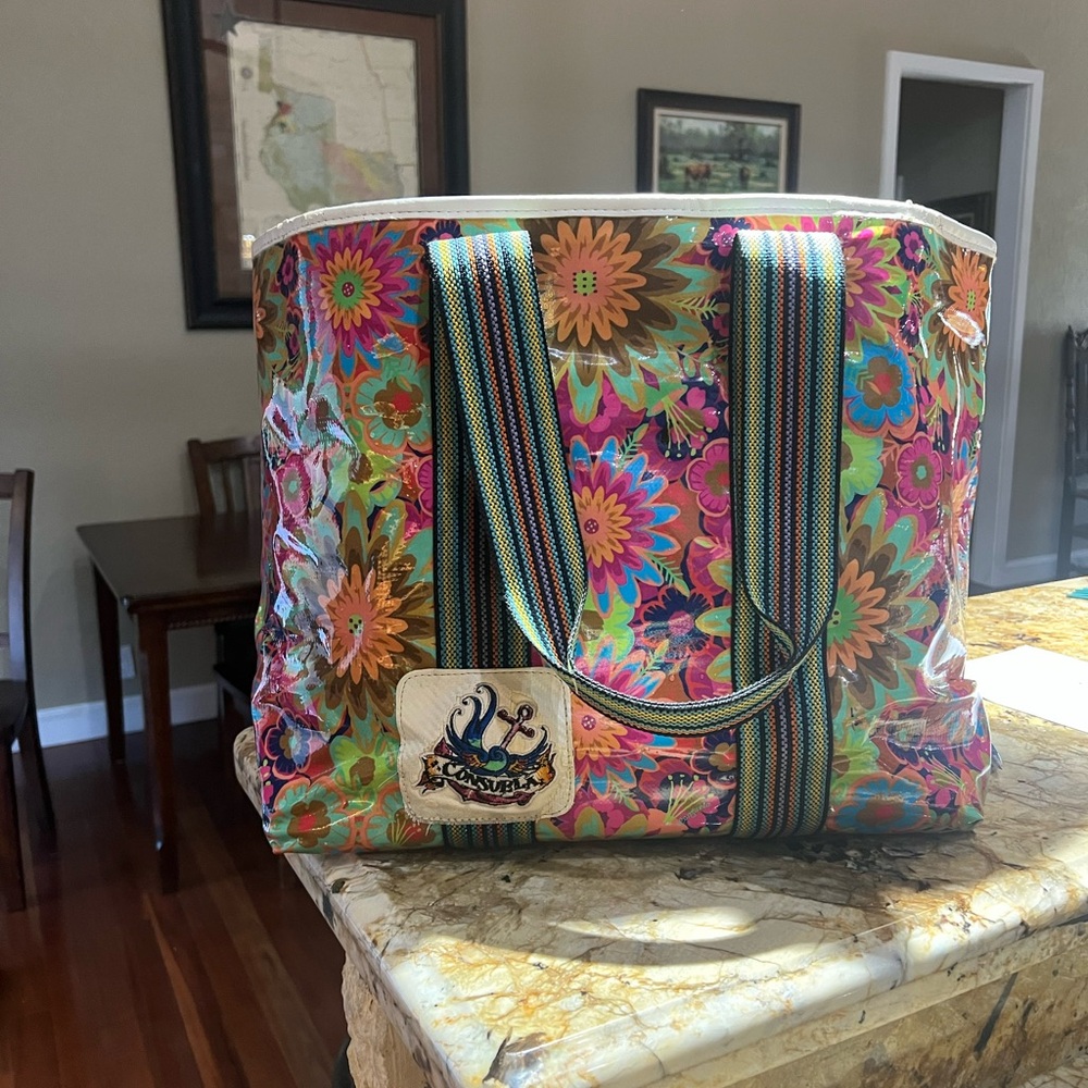 Consuela Multicolor Floral Tote